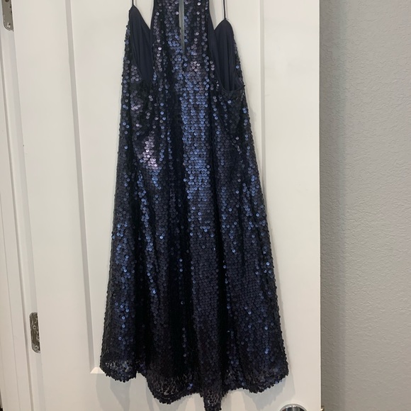 Blue sequined dress - Picture 2 of 2
